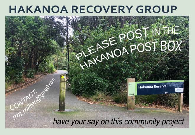 Hakanoa Recovery Group postcard cover